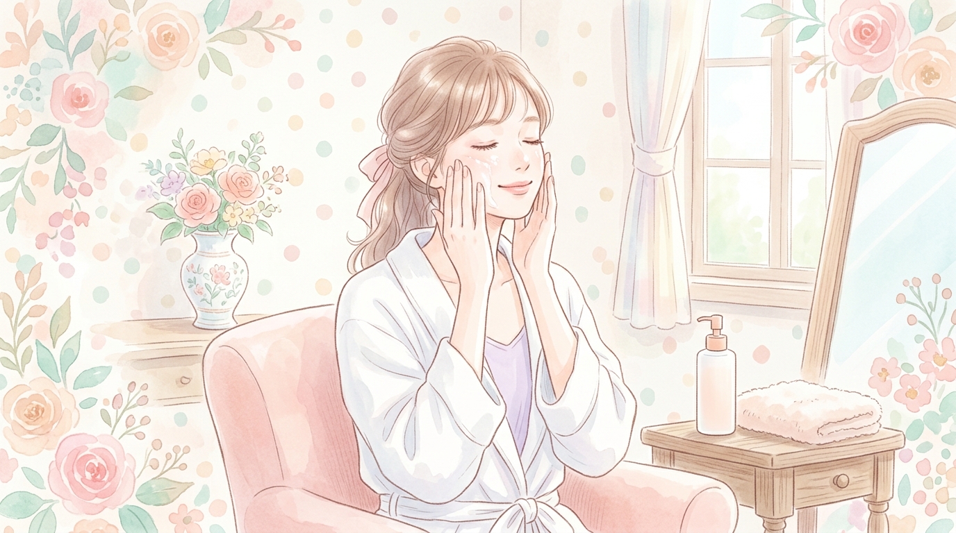 ケアセラの乳液 メイク落とし