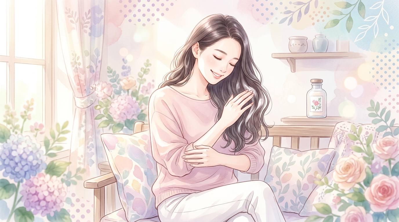ケアセラ APフェイス＆ボディ乳液 髪の毛