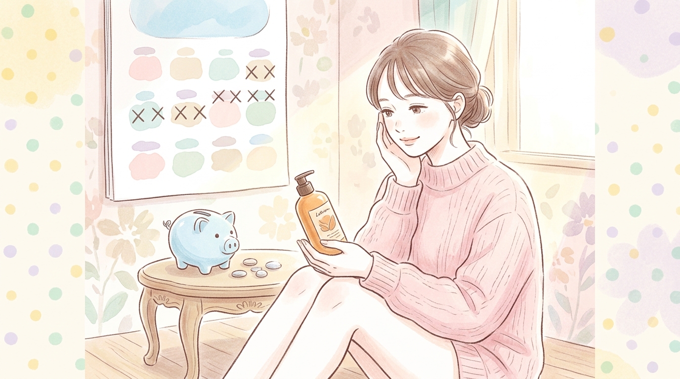 毎月の出費は大丈夫？ケアセラAP乳液の賢いコスパ検証