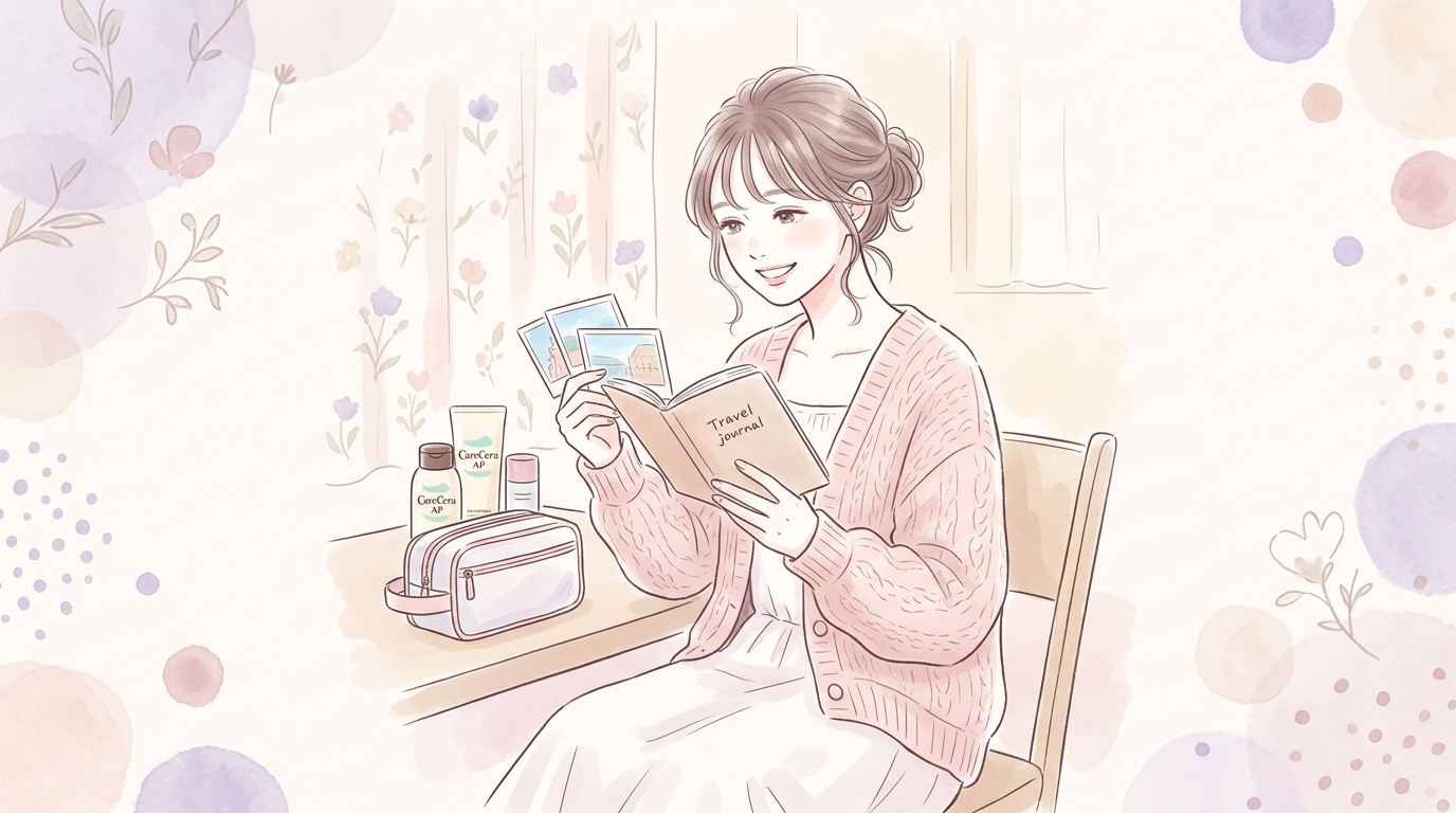 いつものお守りスキンケアと一緒に、最高の思い出を作る旅へ