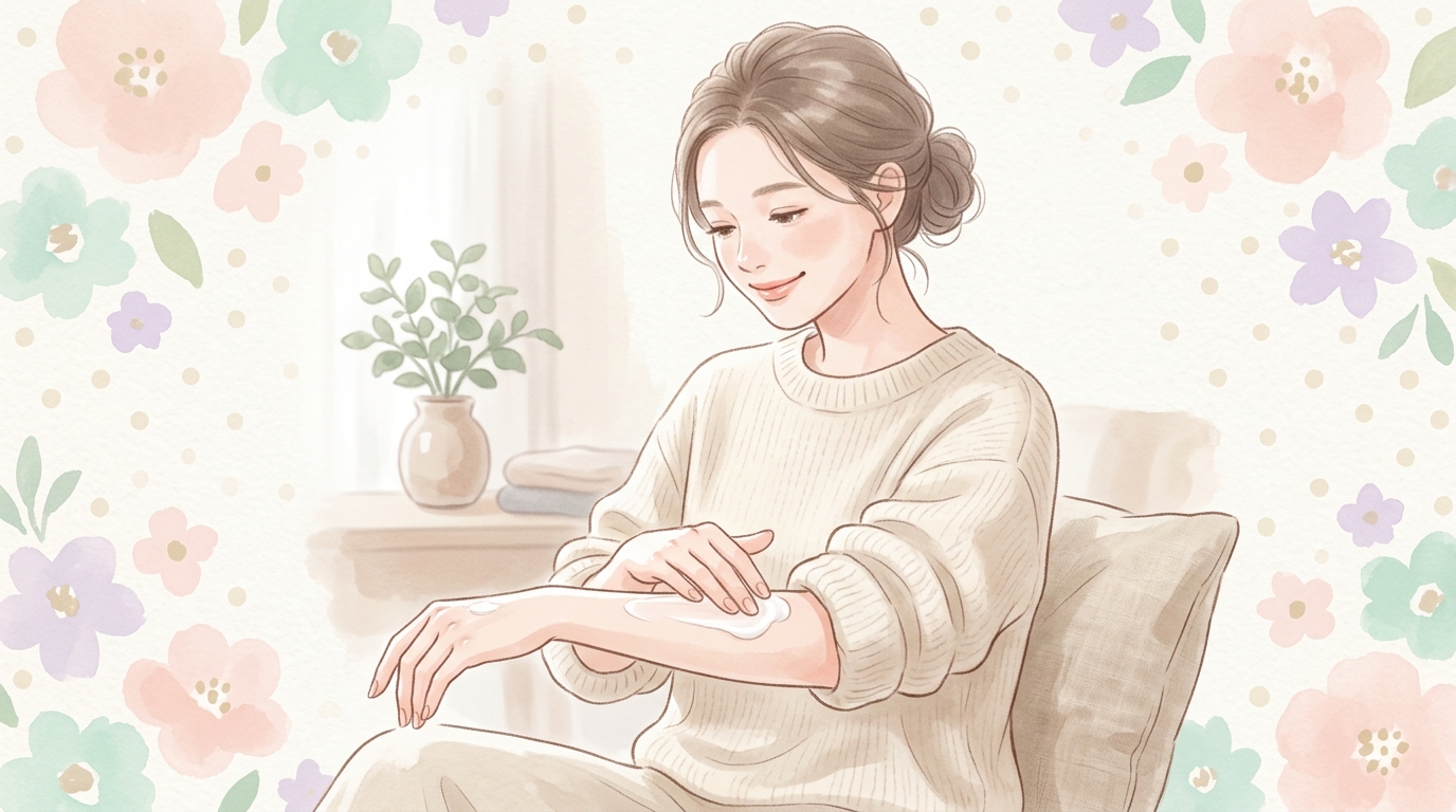 全身にたっぷり塗りたい！ケアセラAP乳液のリアルなベタつき感と使い心地