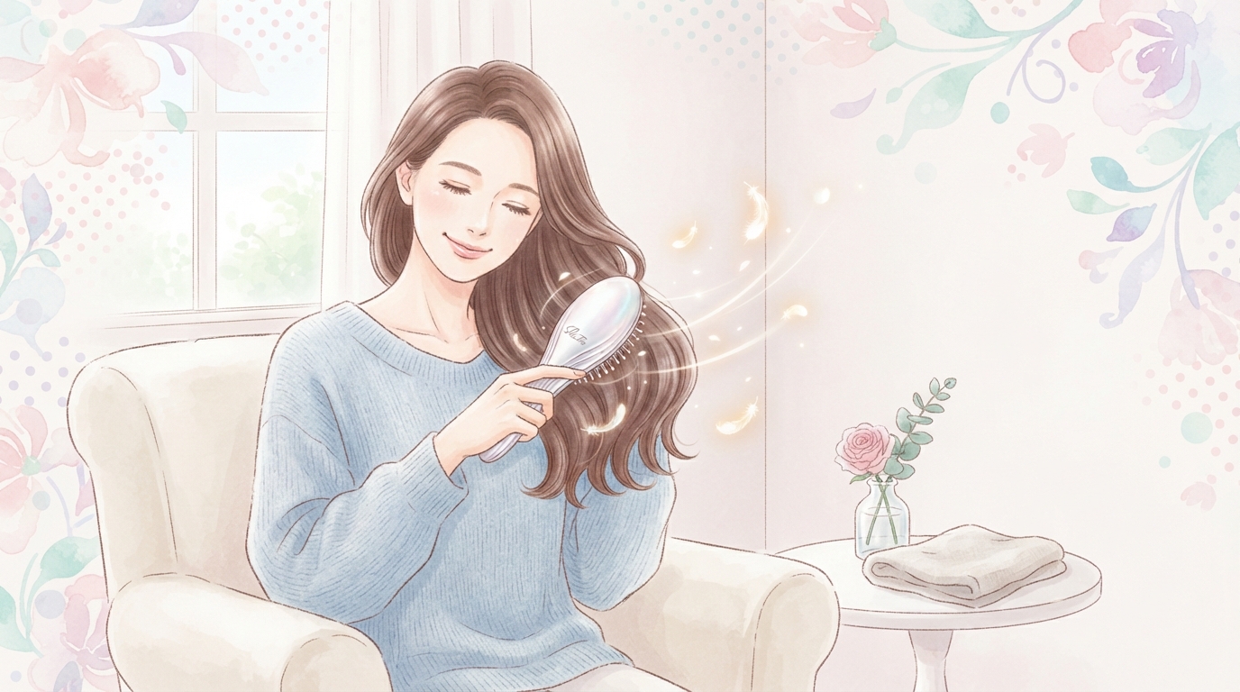 肌への刺激を抑えたい大人女性に寄り添うエールブラシの優しい設計