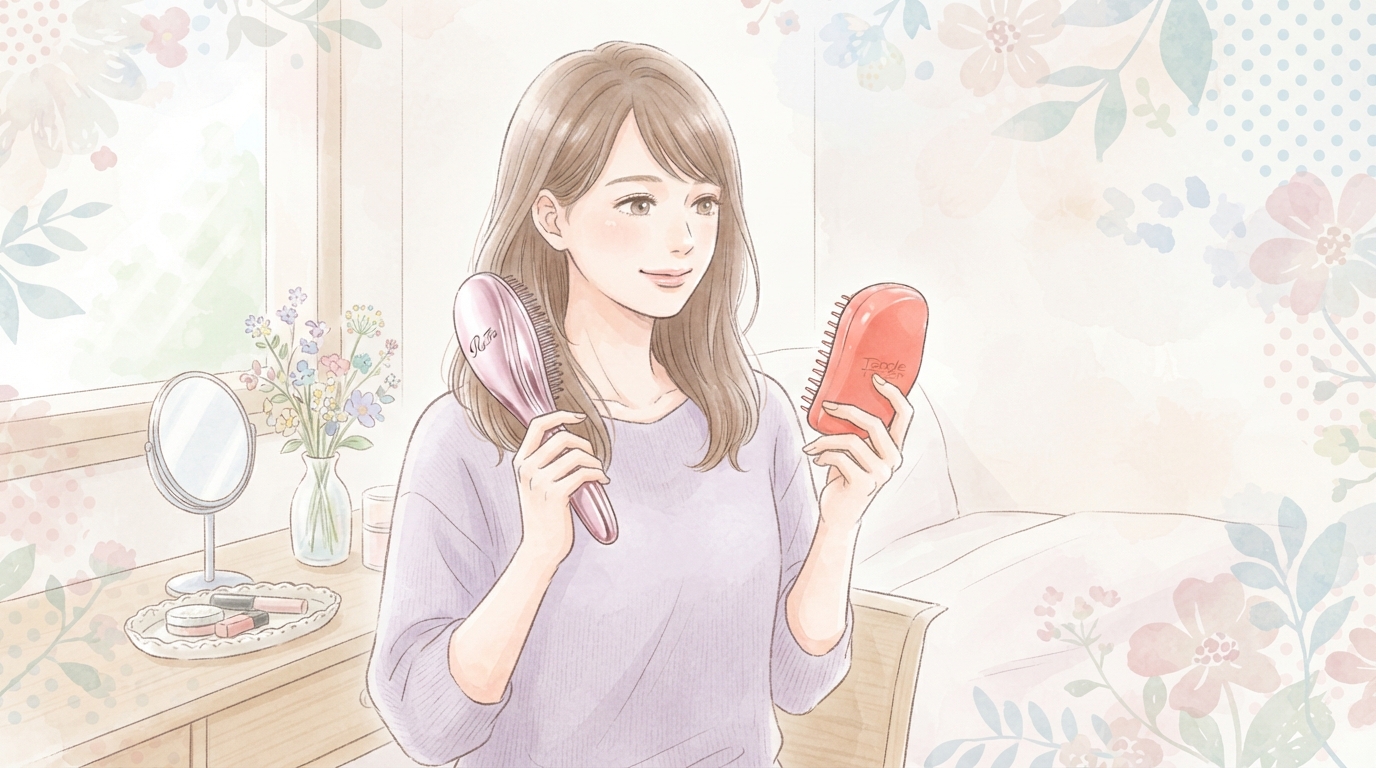 スペックや形状から分析する2つのヘアブラシの決定的な差