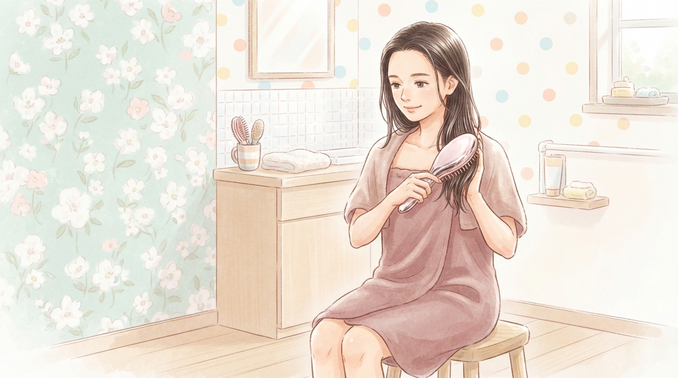お風呂上がりや濡れ髪で使うときの注意点