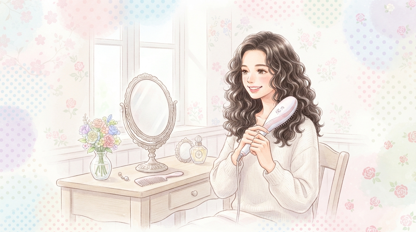 お気に入りのカールを美しく魅せる毎日のヘアケア習慣