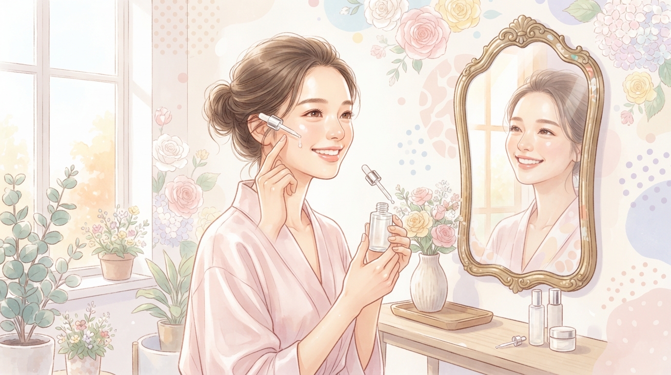 毎日の鏡が楽しみに変わる美しい素肌への一歩