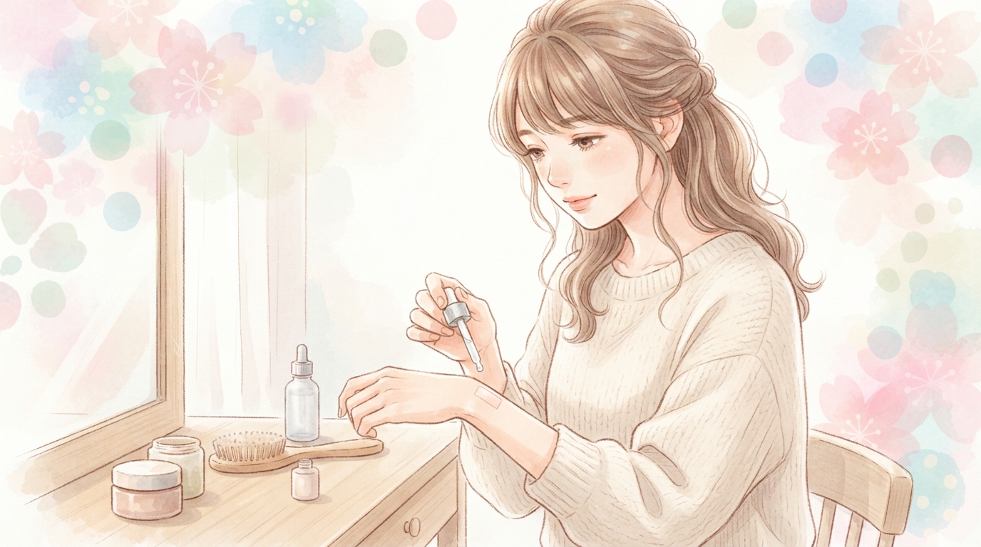 お肌への負担を最小限に抑える正しいパッチテストの手順