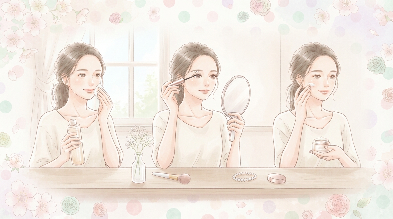 化粧水やクリームとの併用で失敗しない正しい順番