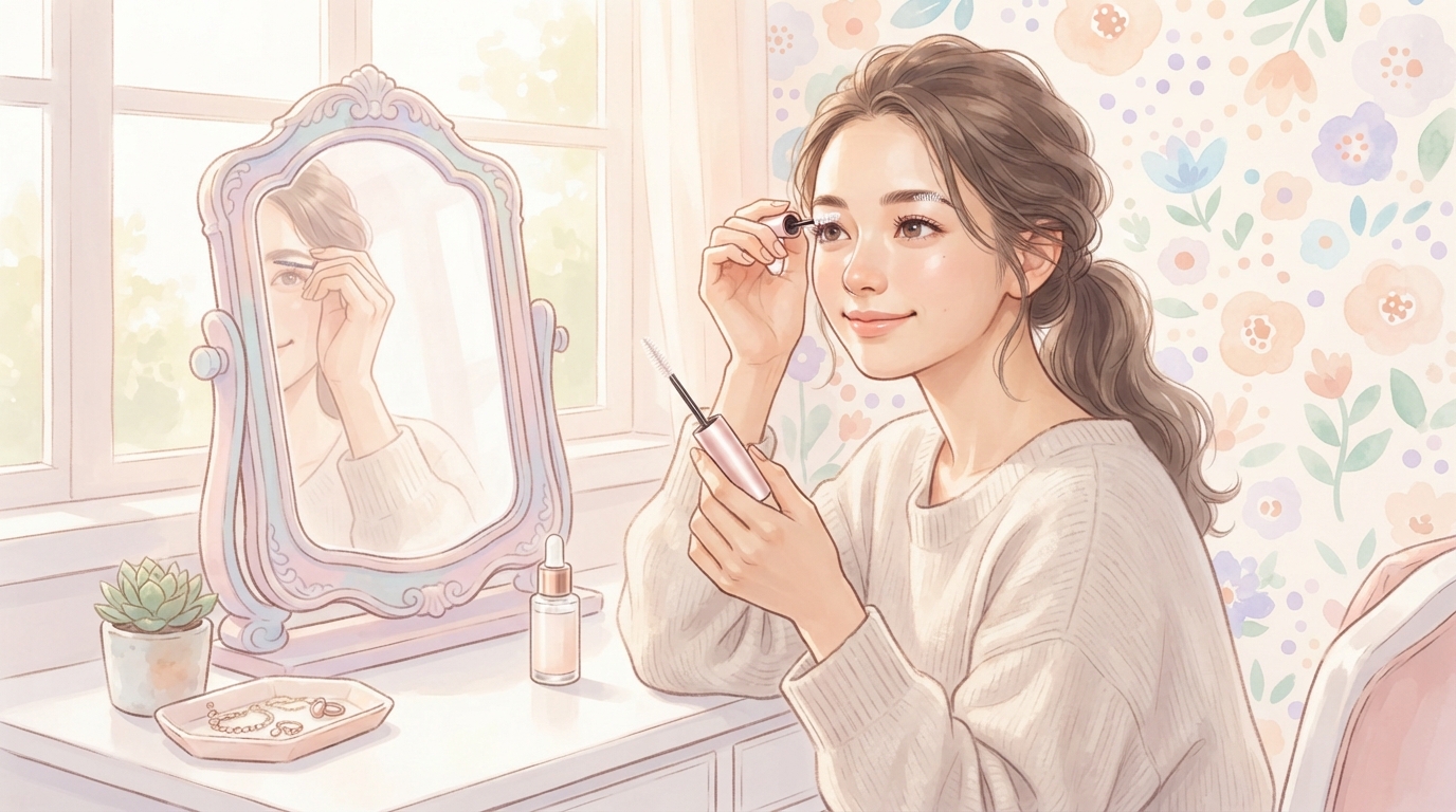 眉毛とまつ毛の同時ケアで自信の持てる素顔へ